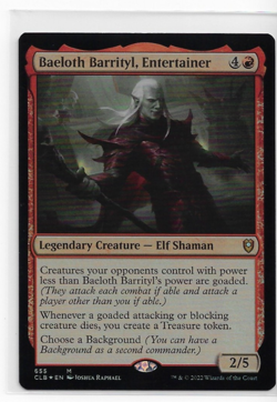 Baeloth Barrityl, Entertainer CLB Foil (LP) #655 - Image 1
