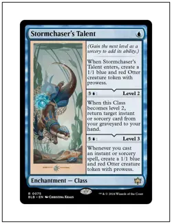 1x Stormchaser's Talent, Magic the Gathering MTG NM - Image 1