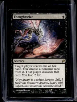 2007 Magic MTG Lorwyn Thoughtseize #145 - Image 1