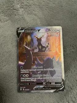 Pokemon TCG Umbreon V 189 FA Alt Art SWSH: Evolving Skies NM - Image 1