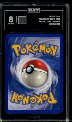 1999 Pokemon WOTC Jungle Holo 1st Edition #12/64 Vaporeon TAG 8 NM-MT - Image 2