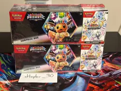 Pokemon Sam's Club Prismatic Evolutions Surprise Box And Booster Bundle Lot of 2 - Image 1