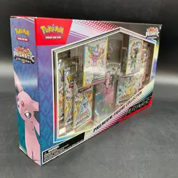 Pokemon TCG Prismatic Evolutions Premium Figure Collection Box SEALED - Image 1