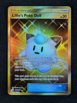 2019 Pokemon LILLIE'S POKE DOLL #267/236 Cosmic Eclipse Secret Rare English - Image 1