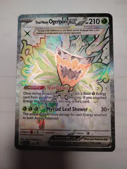 Teal Mask Ogerpon ex 166 Promo Pokemon TCG VLP/NM - Image 1