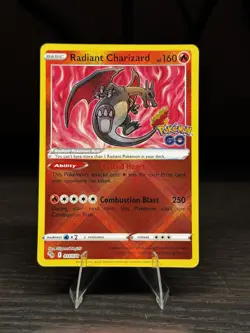Radiant Charizard 011/078 Pokemon Go Holo - Image 1