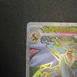 Pokemon TCG Mega Charizard X EX Holo Ultra Rare Me02 Phantasmal Flames 109/094 - Image 2