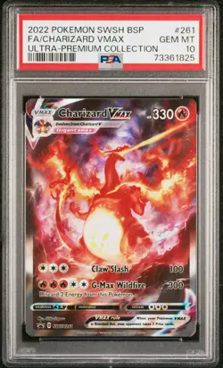 - Charizard VMAX 2022 Pokemon SWSH Black Star Promo #261 - - PSA 10 - [BLISS] - Image 1