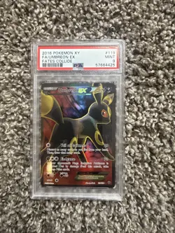 Pokemon Umbreon EX 2016 XY Fates Collide #119 FA PSA 9 - Image 1