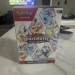 Pokemon TCG Scarlet & Violet Prismatic Evolutions Booster Bundle Box 6 Packs - Image 1