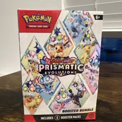 Pokemon TCG Prismatic Evolutions Booster Bundle - Plastic Wrap Factory Sealed - Image 1