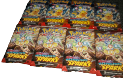 POKEMON SCARLET & VIOLET LOT (8) BOOSTER PACKS SURGING SPARKS NISP - Image 3