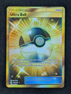 2017 Pokemon ULTRA BALL #161/149 Sun & Moon Secret Rare Trainer English - Image 1
