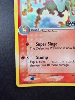 2005 Pokemon Rapidash EX Delta Species 52/113 Reverse Holo STAMPED - Image 4