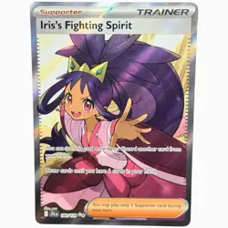 Pokemon TCG Iris's Fighting Spirit Trainer 180/159 Ultra Rare Holo 🚀🔥 - Image 1