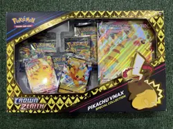 Pokemon TCG Sword & Shield Game Crown Zenith Pikachu VMAX Special Collection Box 820650851889 - Image 1
