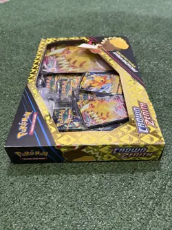 Pokemon TCG Sword & Shield Game Crown Zenith Pikachu VMAX Special Collection Box 820650851889 - Image 4