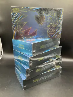 Lot of (5) Pokemon TCG Mega Charizard X ex Ultra Premium Collection Boxes UPC - Image 1