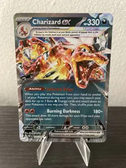 2023 Pokemon Obsidian Flames Charizard Ex 125/197 - Image 1