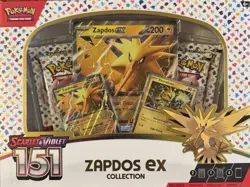 Pokemon TCG Scarlet & Violet 151 Zapdos Ex Collection Box Factory Sealed - Image 1
