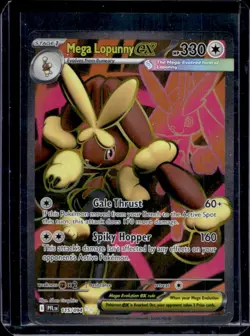 2025 Pokemon Phantasmal Flames Mega Lopunny ex Ultra Rare #115/094 - Image 1