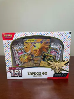 Pokemon Scarlet & Violet 151 Zapdos ex Collection Box Promo Booster 2023 - Image 1