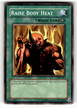 Raise Body Heat LOB-097 Common The Legend of Blue Eyes White Dragon LP - Image 1