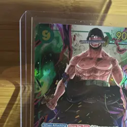 Namco Roronoa Zoro Secret Rare Foil OP06-118 Wings of the Captain One Piece CCG - Image 4