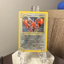 Pokemon Scizor Neo Discovery Holo Rare 80 HP Stage 1 10/75 Unlimited Card - Image 1