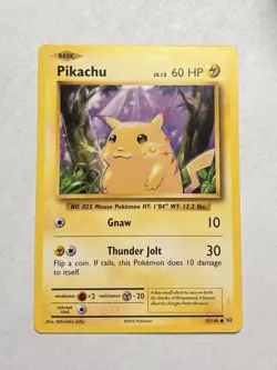 Pikachu 35/108 Common XY Evolutions Pokemon Card TCG - NM/LP - Image 1