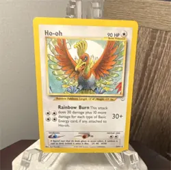 Pokemon Ho-oh Neo Revelation Rare 90 HP Basic 18/64 Regular Unlimited Card - Image 1