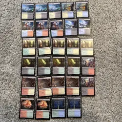 ***29 CARD ARTIFACT LAND LOT***MTG MODERN HORIZONS 2 BRIDGE - Image 1