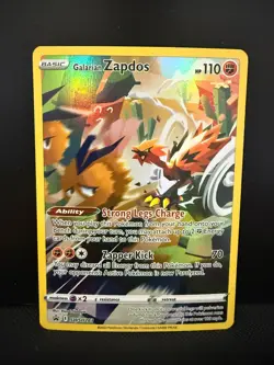 Galarian Zapdos SWSH283 Promo SWSH Black Star Pokemon Card NM - Image 1