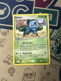 Ivysaur 35/100 Uncommon EX Crystal Guardians Pokemon Card - Image 3