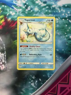 Vaporeon 42/236 Uncommon SM - Cosmic Eclipse Pokemon Card - Image 3