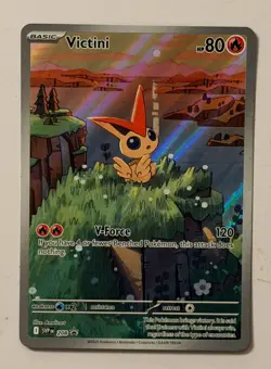 Pokemon TCG Victini Black Star Promo Card 208 Near Mint Condition - Image 1
