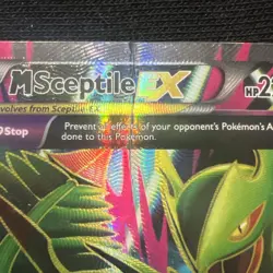 Pokemon M Sceptile EX Ultra Rare Full Art Holo 85/98 XY Ancient Origins TCG Card - Image 4