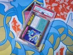 Gyarados - 1997 Tomy Pokemon Scratch Card Unscratched #130 Vintage - PSA 9 - Image 1