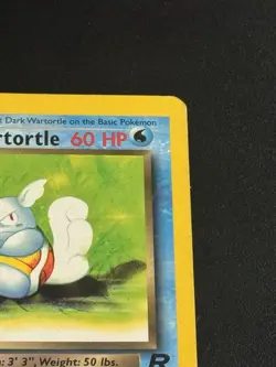 Dark Wartortle 46/82 Team Rocket Pokemon Card WOTC - Image 4