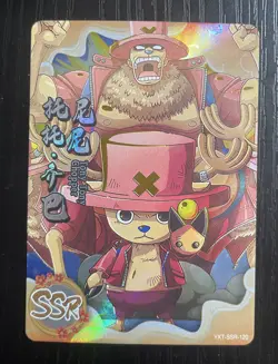 Tony Tony Chopper SSR YXT-SSR-120 Hero Post Card of God Anime CCG Card - Image 1