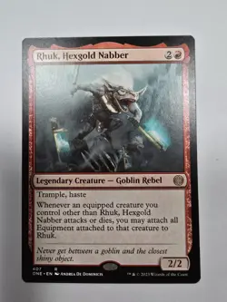Rhuk, Hexgold Nabber Phyrexia: All Will Be One Regular Magic The Gathering Mtg - Image 1
