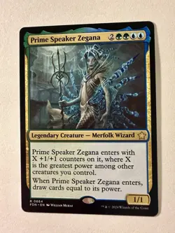 x1 Prime Speaker Zegana R MTG Foundations M/NM, English - Image 1