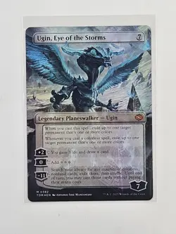 Ugin, Eye of the Storms (Borderless) Tarkir: Dragonstorm Foil - Image 2