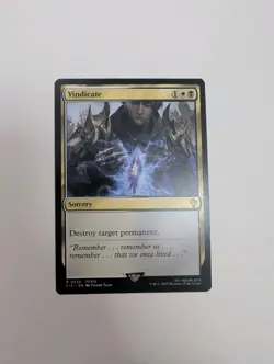 MTG - Vindicate - Commander: Final Fantasy NM/M Condition - Image 1