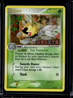 2005 Pokemon EX Deoxys Ninjask Holo #13/107 - Image 1