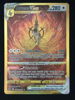 Pokemon Arceus VSTAR Secret Rare Holo GG70/GG70 Crown Zenith English - Image 1