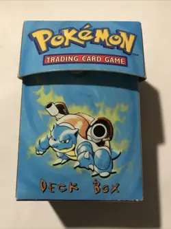 Vintage 1999 WOTC Ultra Pro Official Pokemon Deck Box Blastoise Onix No Sleeves - Image 1