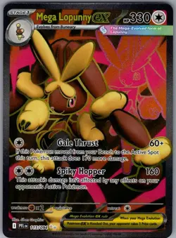 Pokemon Mega Lopunny ex (115/155) Phantasmal Flames LP HOLO - Image 1