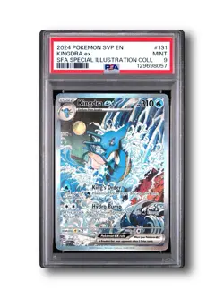 2024 Pokemon Shrouded Fable Special Illus. Black Star Promo 131 Kingdra EX PSA 9 - Image 1