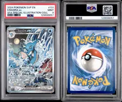 2024 Pokemon Shrouded Fable Special Illus. Black Star Promo 131 Kingdra EX PSA 9 - Image 3